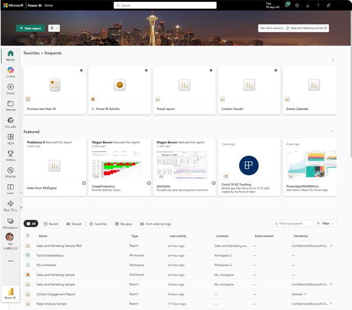 ホーム画面全体のスクリーンショット。