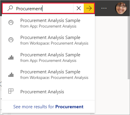 検索バー内のテキスト示すスクリーンショット。