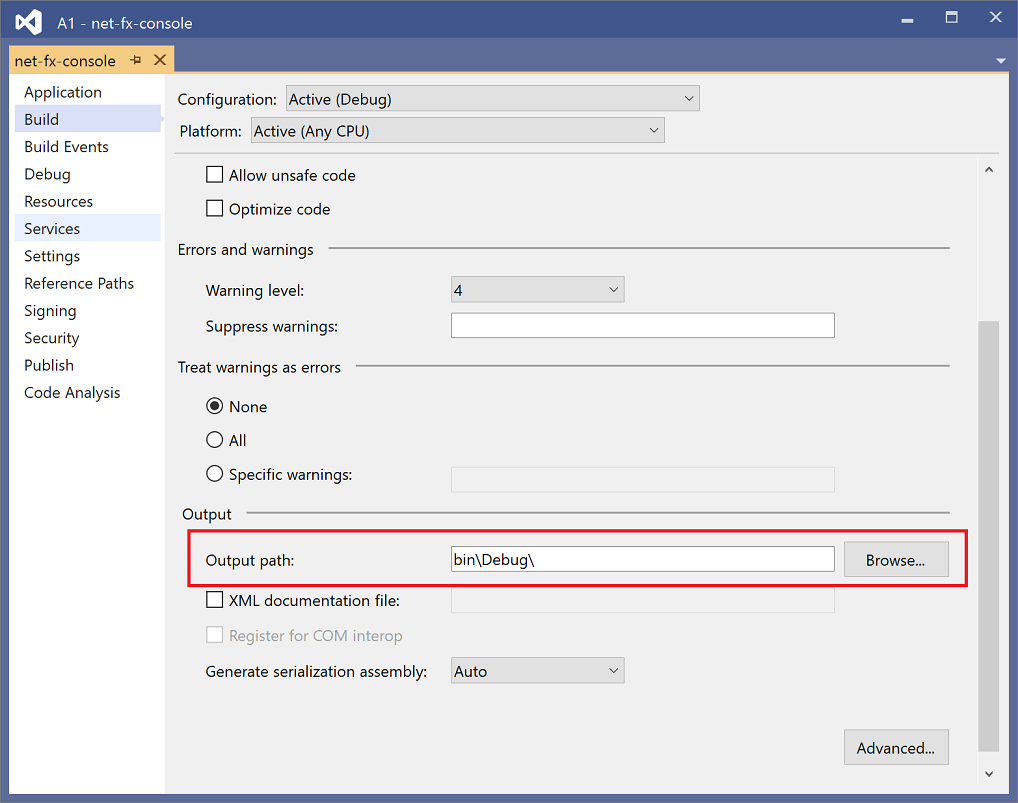 Visual Studio C# プロジェクト