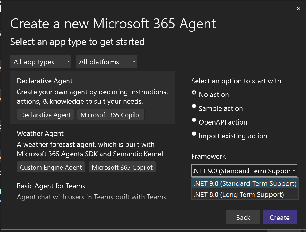.net9 のサポート