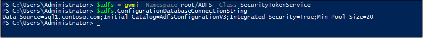 コマンドを実行している PowerShell コマンド画面を示すスクリーンショット。