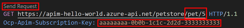 Visual Studio Code에서 API 요청을 보내는 스크린샷