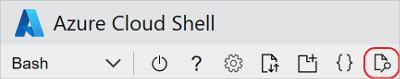 Azure Cloud Shell의 스크린샷 웹 미리 보기를 찾습니다.