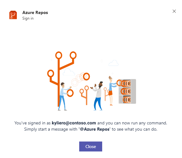 로그인 완료 응답을 보여주는 스크린샷