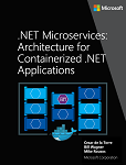 컨테이너화된 .NET 애플리케이션을 위한 .NET 마이크로서비스 아키텍처 eBook의 표지 썸네일.