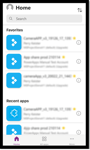 기본 홈 화면입니다.