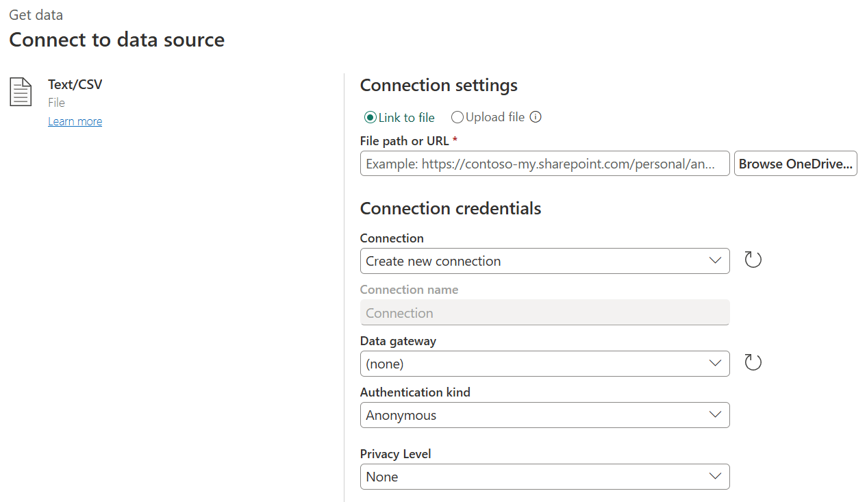 온라인 텍스트 파일 선택 화면의 스크린샷.