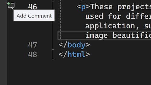 풀 리퀘스트 주석 아이콘 추가