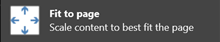 Captura de tela de Ajustar à página.