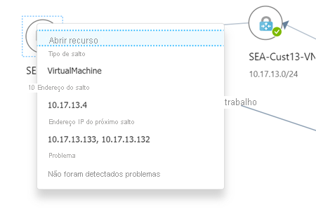 Screenshot of more information for a network hop.